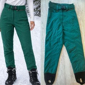 Vintage Obermeyer Stirrup Ski Pants High Waisted size XS/S/8